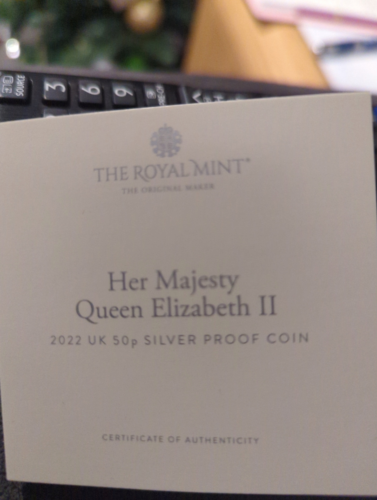 Her Majesty Queen Elizabeth II Silver 50p 16716410