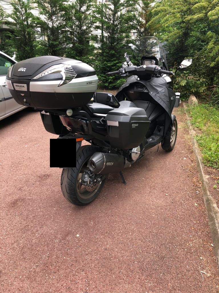 Kymco CV3 silencieux Arrow Valise10