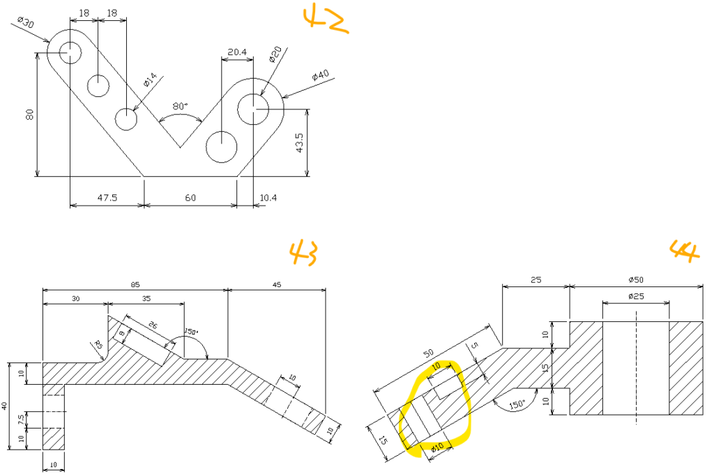 [新手請進]100道CAD練習題(50道2D及50道3D) - 頁 11 Cad10024