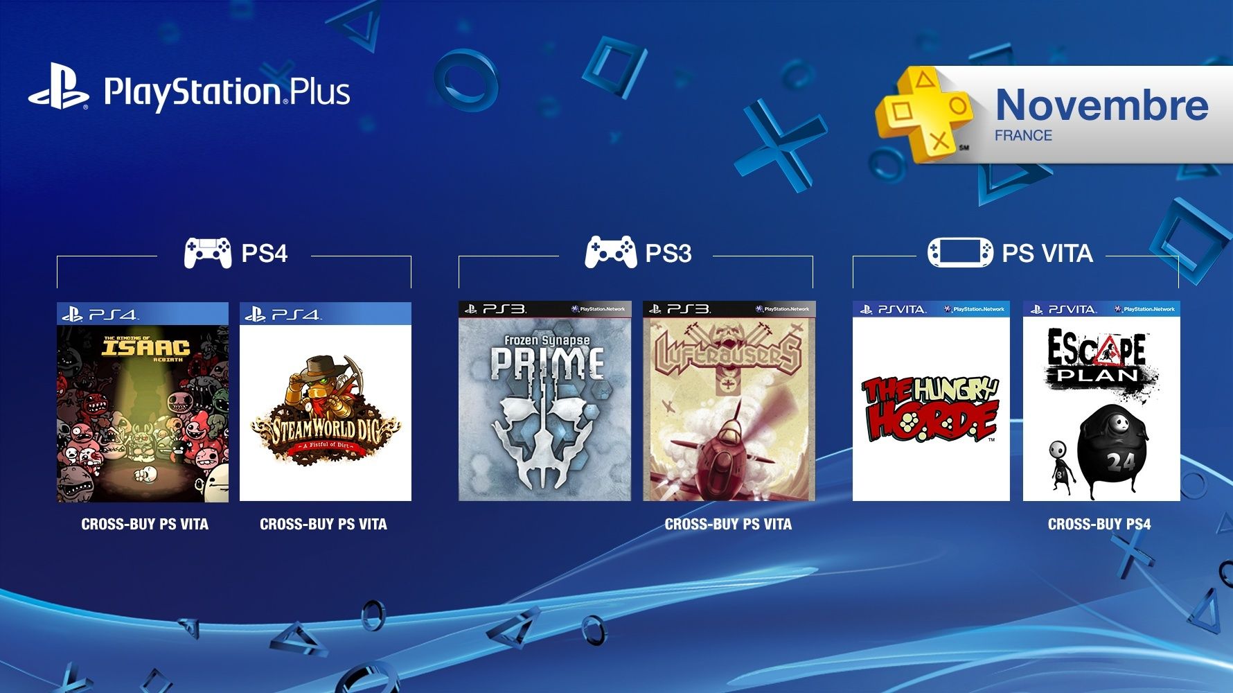 Les jeux PS Plus du mois de novembre 2014 14110510