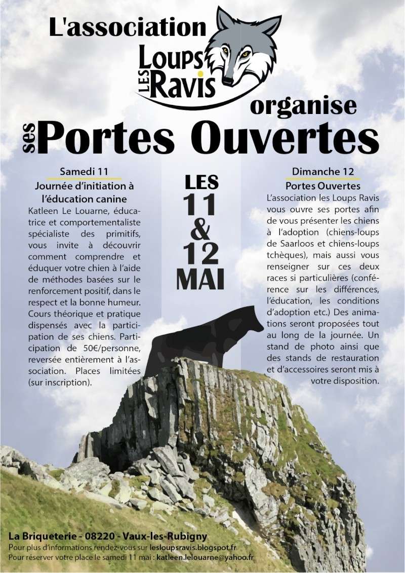 Portes Ouvertes Les Loups Ravis  Affich11