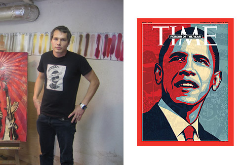 [Peinture] Shepard Fairey Time-m10