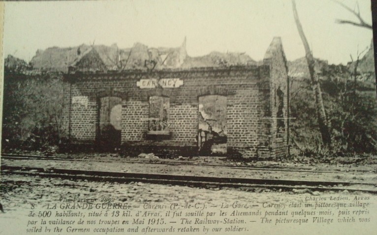 Batallionsunterstand Abschnittskomander..., Carency, 9 mai 1915. Gare_d12
