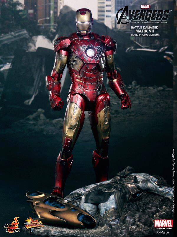 HOT TOYS - Iron Man 3 - Battle Damaged Mark VII(Movie Promo) 48358410