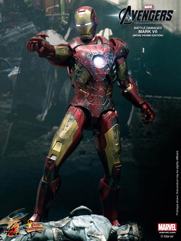 HOT TOYS - Iron Man 3 - Battle Damaged Mark VII(Movie Promo) 52242210