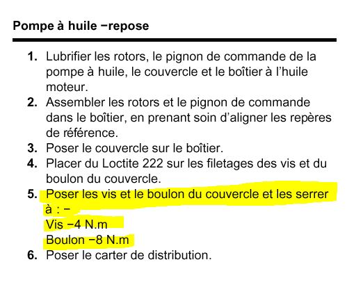 ratés cylindre - Réfection du haut moteur et de la distribution suite à des ratés cylindres - Page 16 Pompe_10