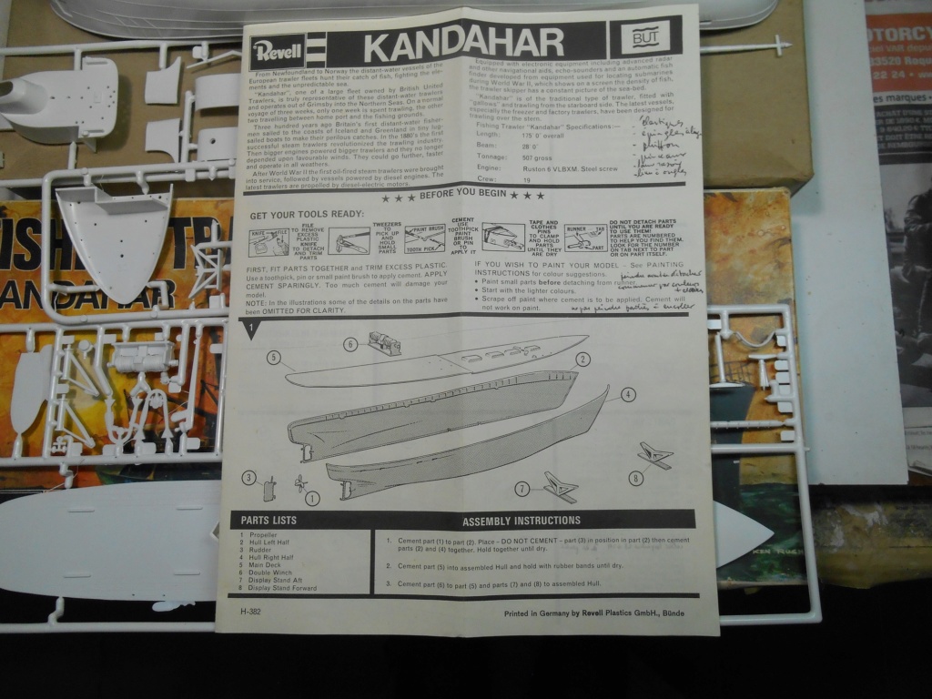 Pour m'amuser...  Chalutier Kandahar - Revell - Echelle 1/142 40-cha14