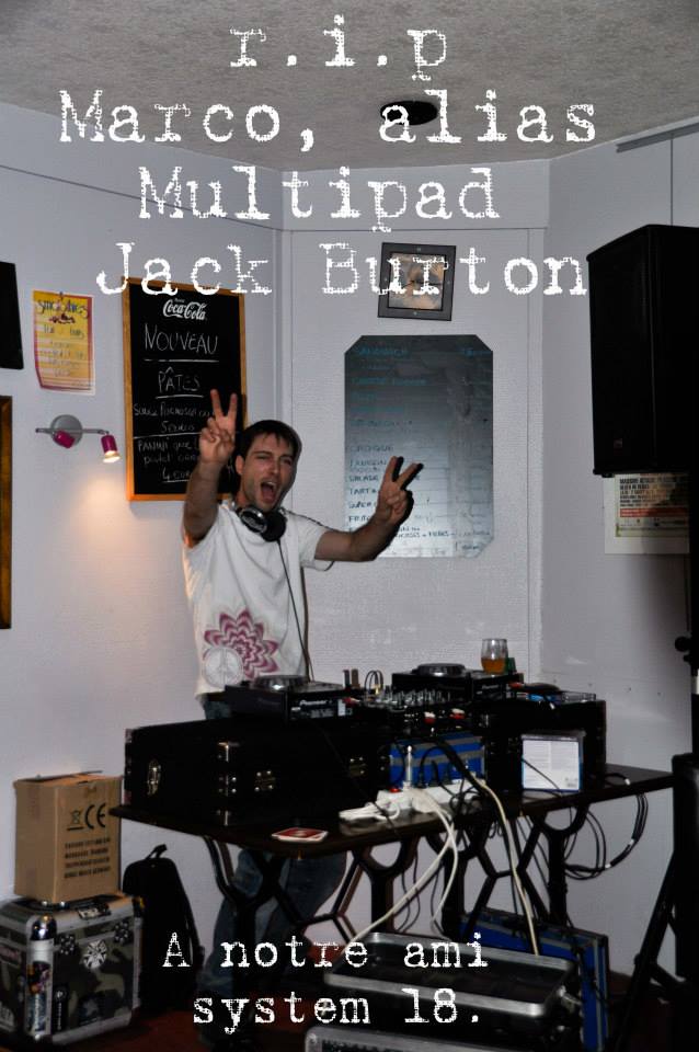 MARCO ; alias multipad ,jack burton (system 18) nous a quité 11709510