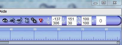 Angle de rotation de la piece visible Coordo10