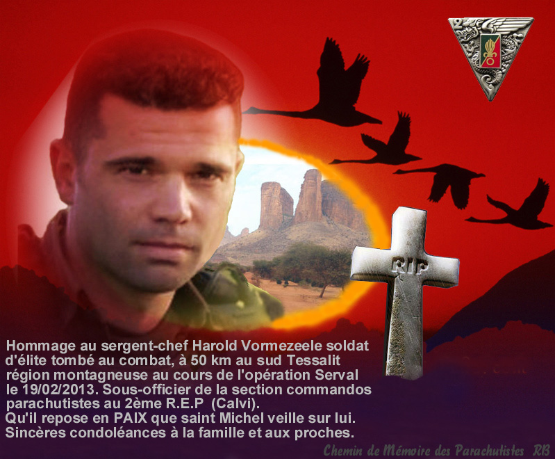Un légionnaire du 2ème REP tombe au Mali sergent-chef Harold Vormezeele - Page 2 8_foru12