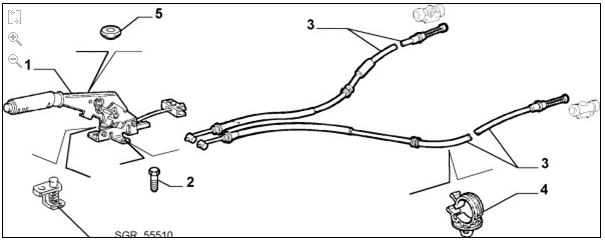 [ Fiat punto 60D 1.9 an 2002 ] changement de cable de frein a main Sans_t11