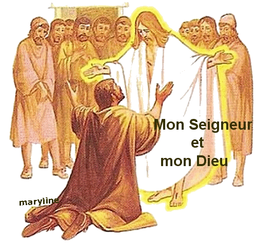 3Juillet l'évangile me dit "cesse d'être incrédule, sois croyant..la paix soit avec vous" Thomas10