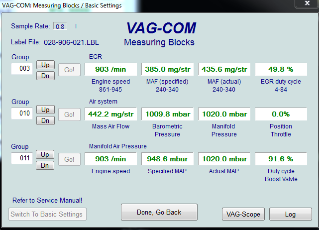 logs vagcom pression turbo et debimetre tdi 90 Captur11