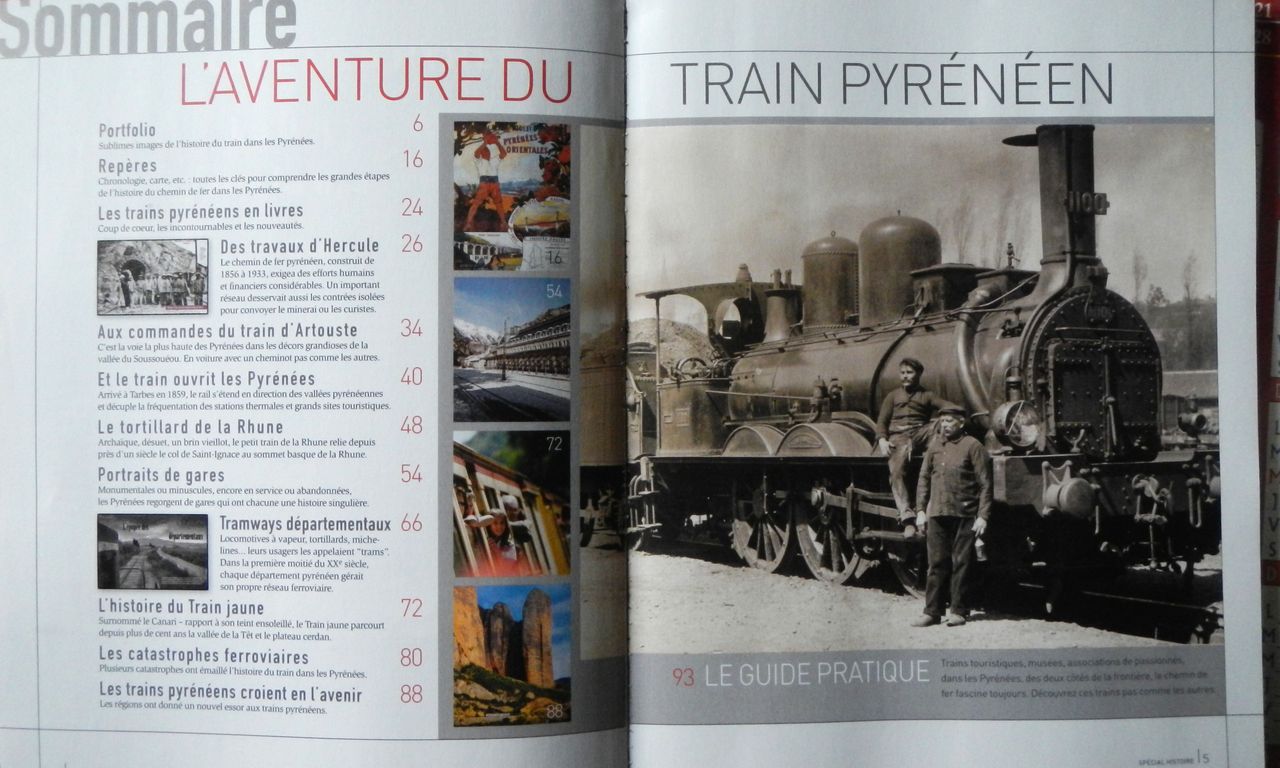 Numéro spécial "Pyrenées magazine" sur les trains Pyrene11