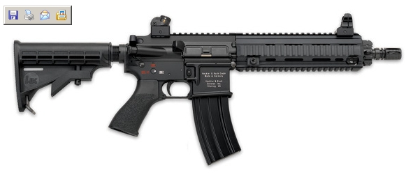 Heckler & Koch MR223...version civil de HK416 Hk41610