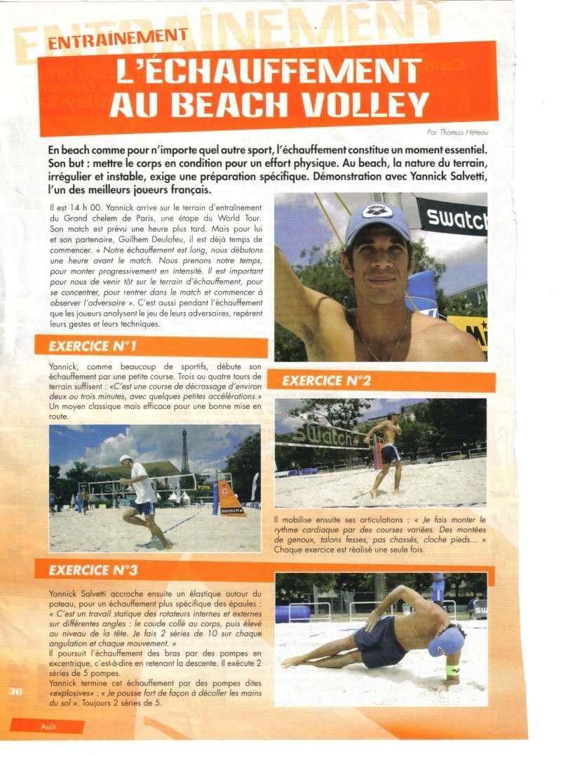 Article -- chauffement Beach Volley -- 2008-08-xx Achauf10