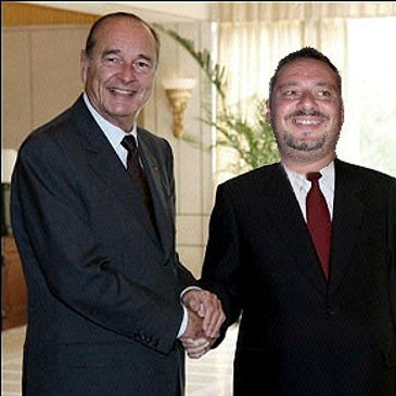 photo d'EOS avec les prsidents (humour) Chirac10