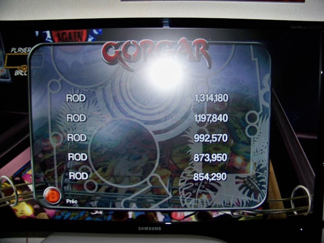 [High Score] Gorgar Pinball Arcade 100_0911