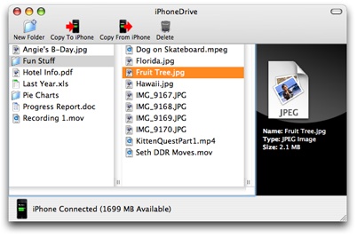 Utiliser son iPhone et iPod comme disque dur externe