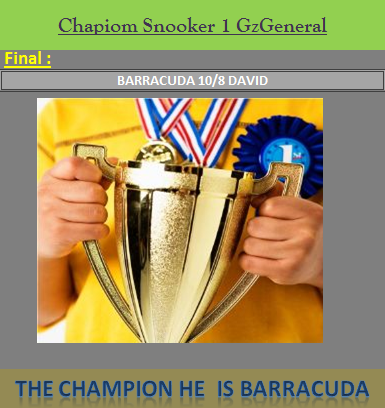 Champion Snooker  1  GZGeneral Barrac10