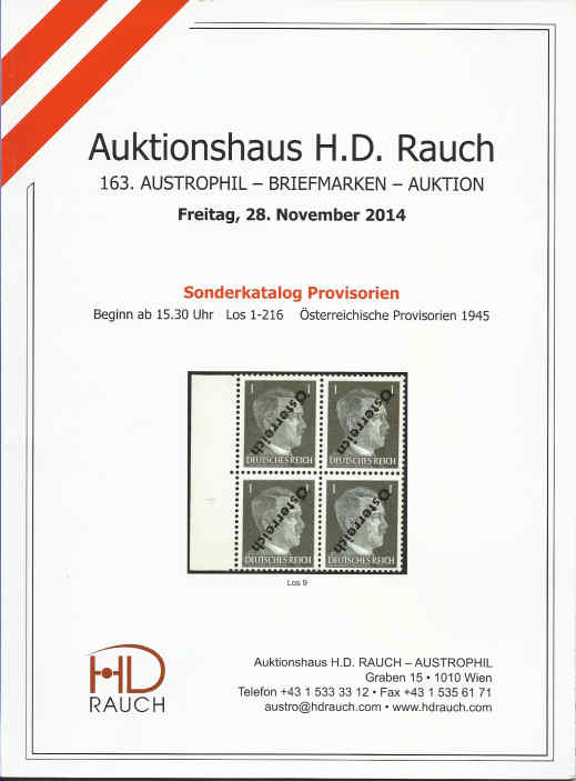 163. AUSTROPHIL – BRIEFMARKEN – AUKTION 321