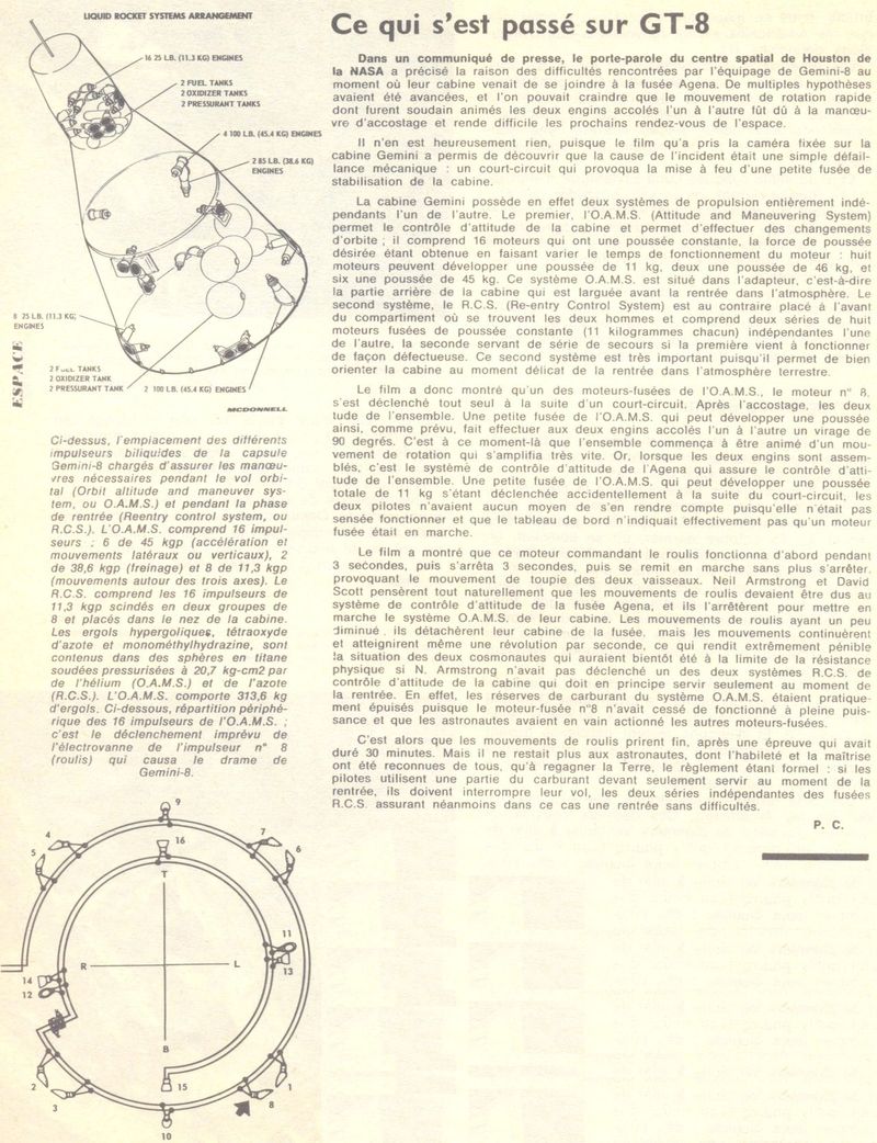 16 mars 1966 - Gemini 8 - Armstrong - Scott 66032614