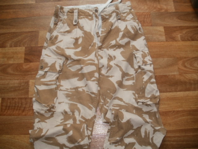 British Desert trousers Gulf war 1 issue. P1290023