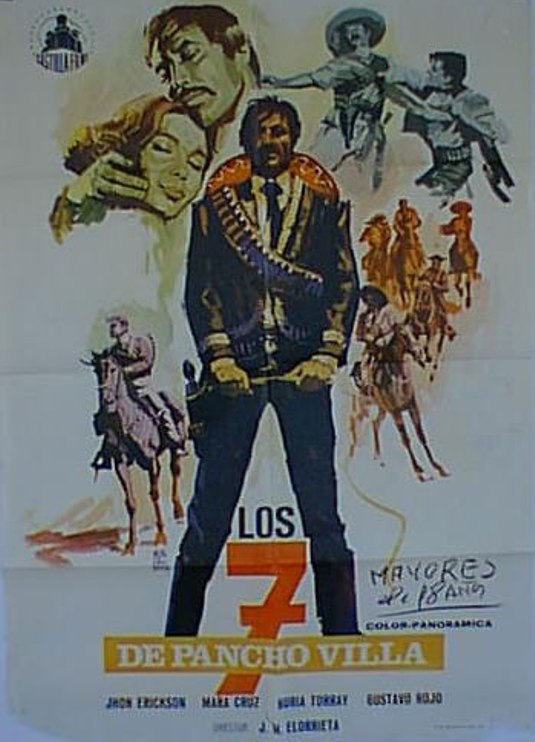 Los siete de Pancho Villa .1967. José-Maria Elorrieta. 7-de-p10