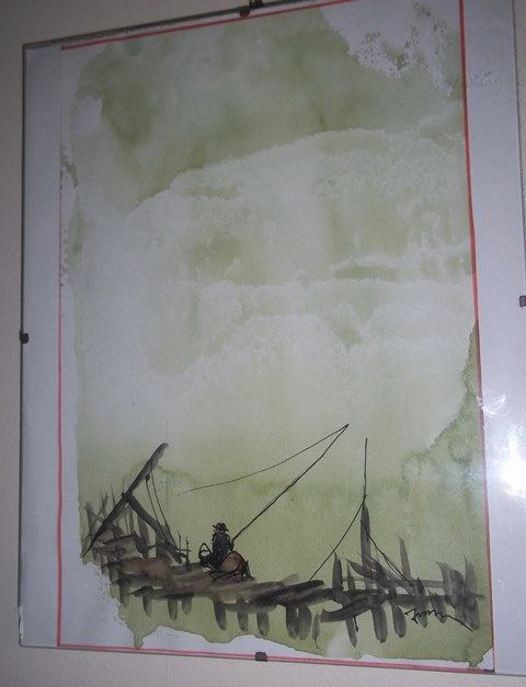 Two water colour pictures same artist. Any ideas please. Copy_o17