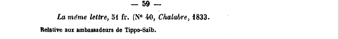 Lettre de Marie-Antoinette au comte de la Luzerne, concernant l'ambassade de Tipû Sahîb Captur26