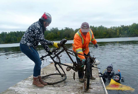 Rapport de plongée - Projet Belle-Eau Phase 2, Rivière des Outaouais - 7 octobre 2018 17-vel10