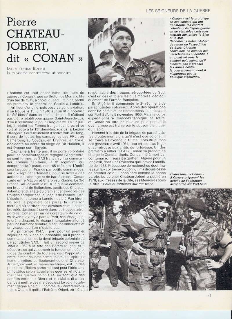 CHATEAU-JOBERT Pierre -colonel- dit CONAN - Page 2 Numari10