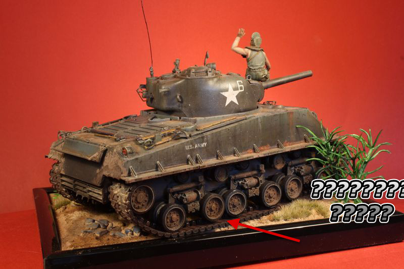 Sherman M4 A3, (105mm) HVSS, Dragon 6354 Img_8910