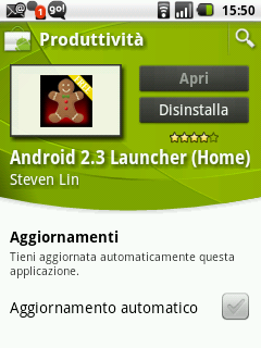 launcher android gingerbread Snap2011