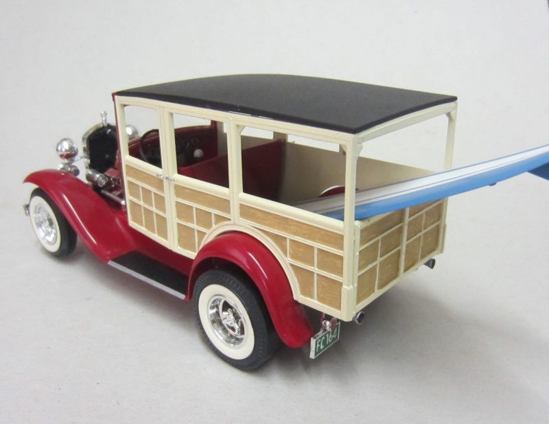 1930 Ford Model "A" Wagon - Woody Wagon - Hot rod - 1:24 scale - Monogram Photo_11