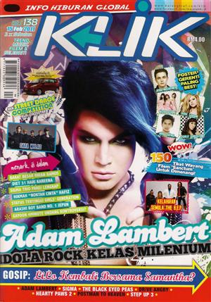 Adam Lambert News : 21/2/2011 Klikco10