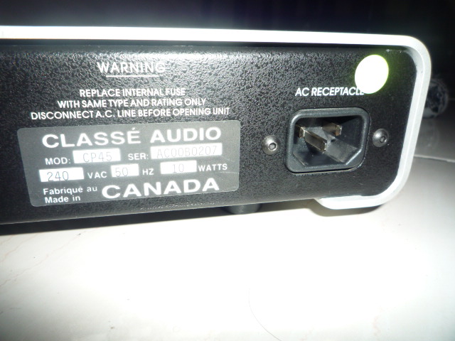 Classe Audio CP-45 Preamp (Used)SOLD P1030919