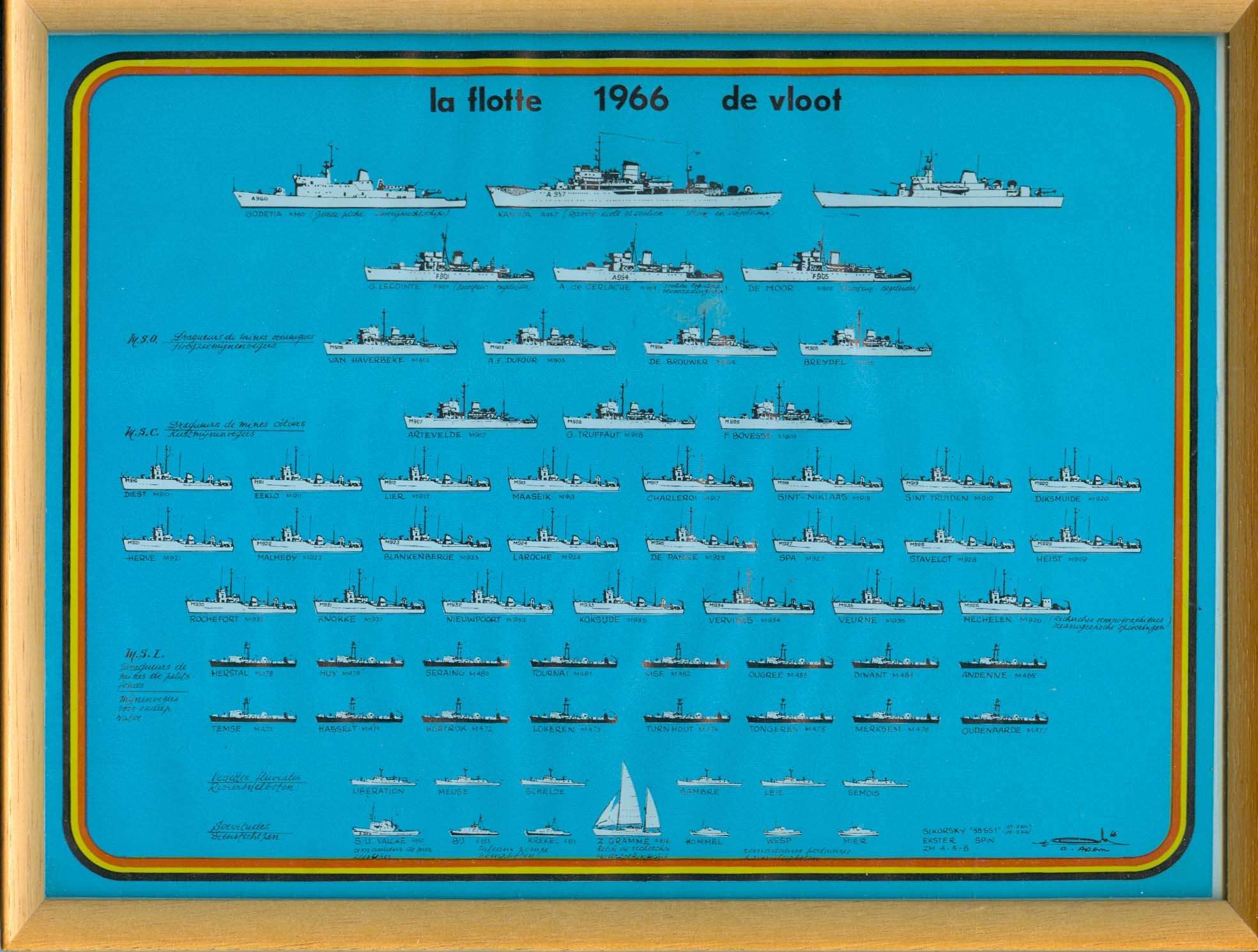 LA FLOTTE 1966  DE VLOOT ZM-FN Vloot210