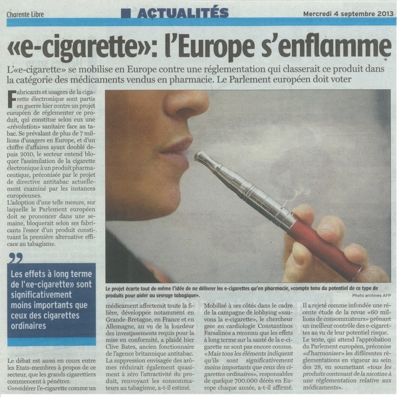 Article de la "Charente libre" du 04/09/2013 Charen11
