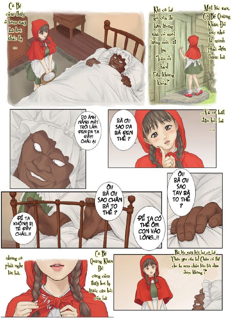 Truyện tranh Cô bé Quàng Khăn Đỏ! 0410