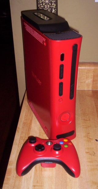 My Painted Red/Black Xbox Red_xb13
