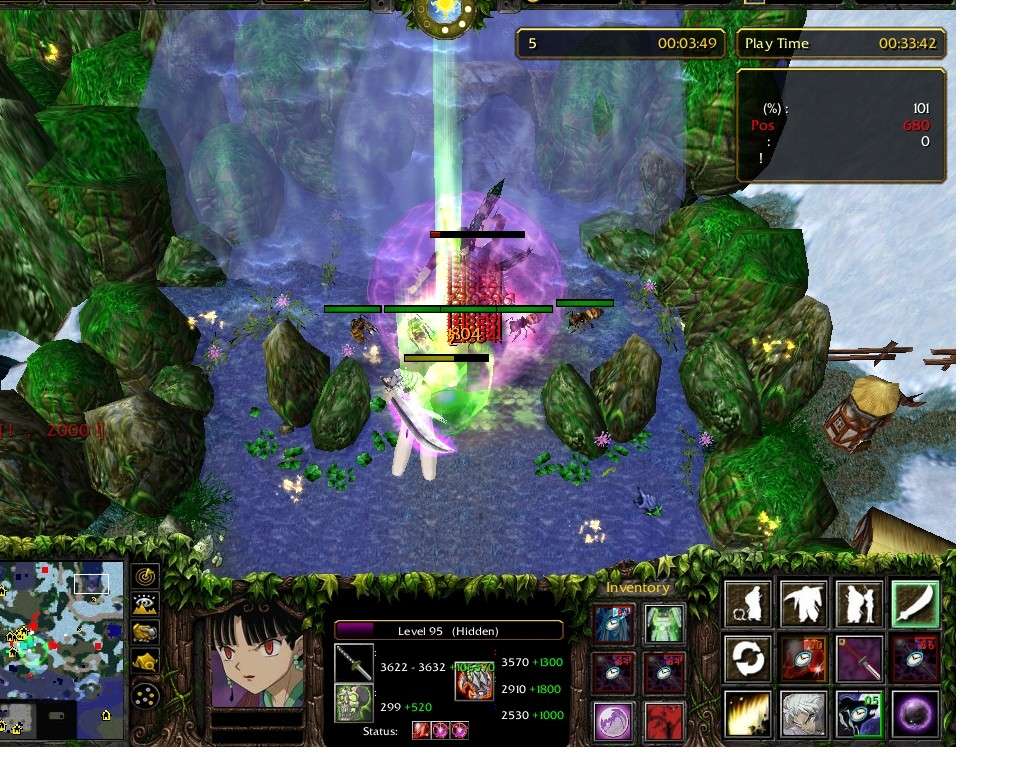 Inuyasha another  map defence cực hót Wc3scr10