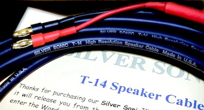 DH Labs T14 "Silver Sonic" Speaker Cable 2.5 Meter Pair (New - Made in U.S.A) 96416210