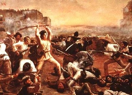 6 mars 1836 : Massacre à Fort Alamo. 127