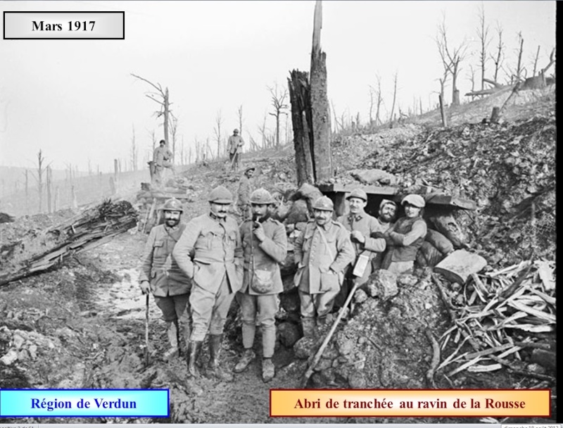 Photos inédites de la Première Guerre Mondiale. Abri_d10