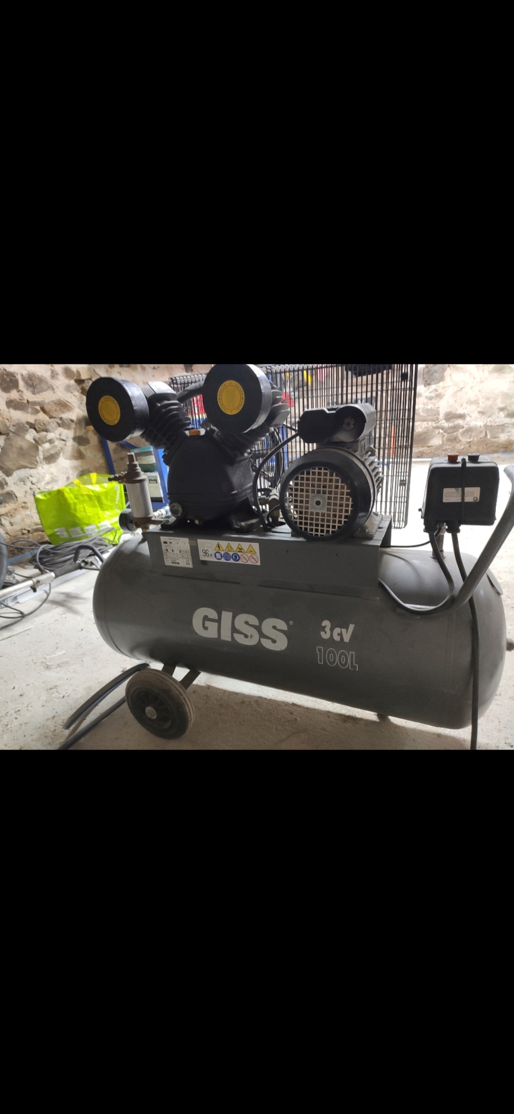 Compresseur GISS VFR385 qui chauffe Screen10