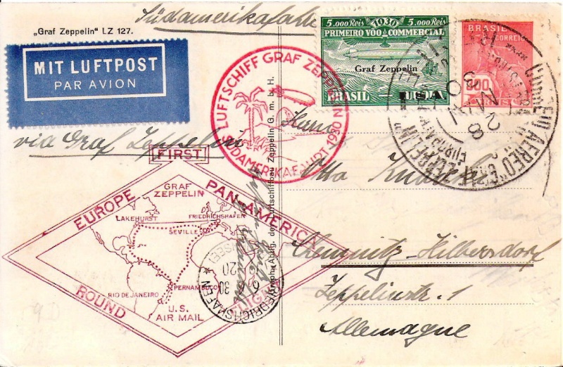 nach - Südamerikafahrt 1930 (Rundfahrt-) Post nach Friedrichshafen" - Seite 5 Scanne10