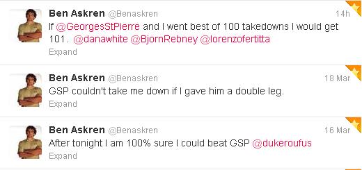 Looks like Ben Askren is pretty sure he can defeat GSP Askren10
