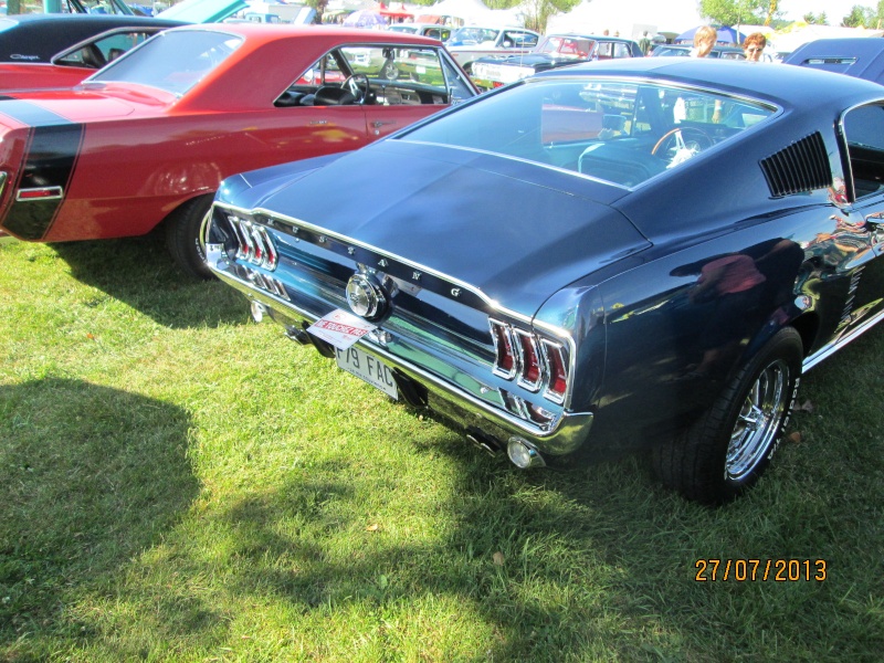 Mustang 1967 et 1968 vue au show de Granby 2013 2013_012