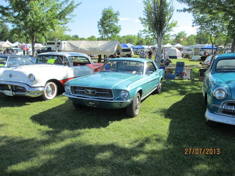 Mustang 1967 et 1968 vue au show de Granby 2013 2013_013